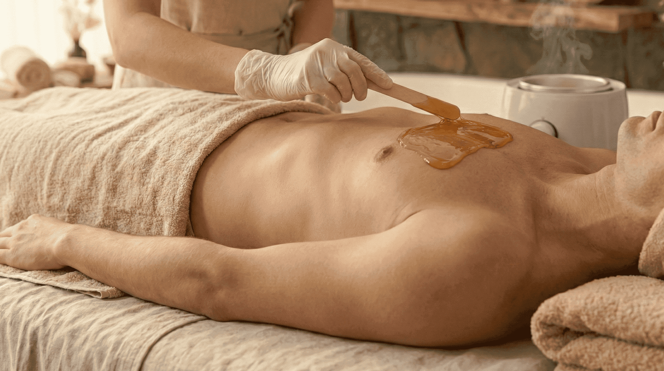 Épilation à la Cire – Homme