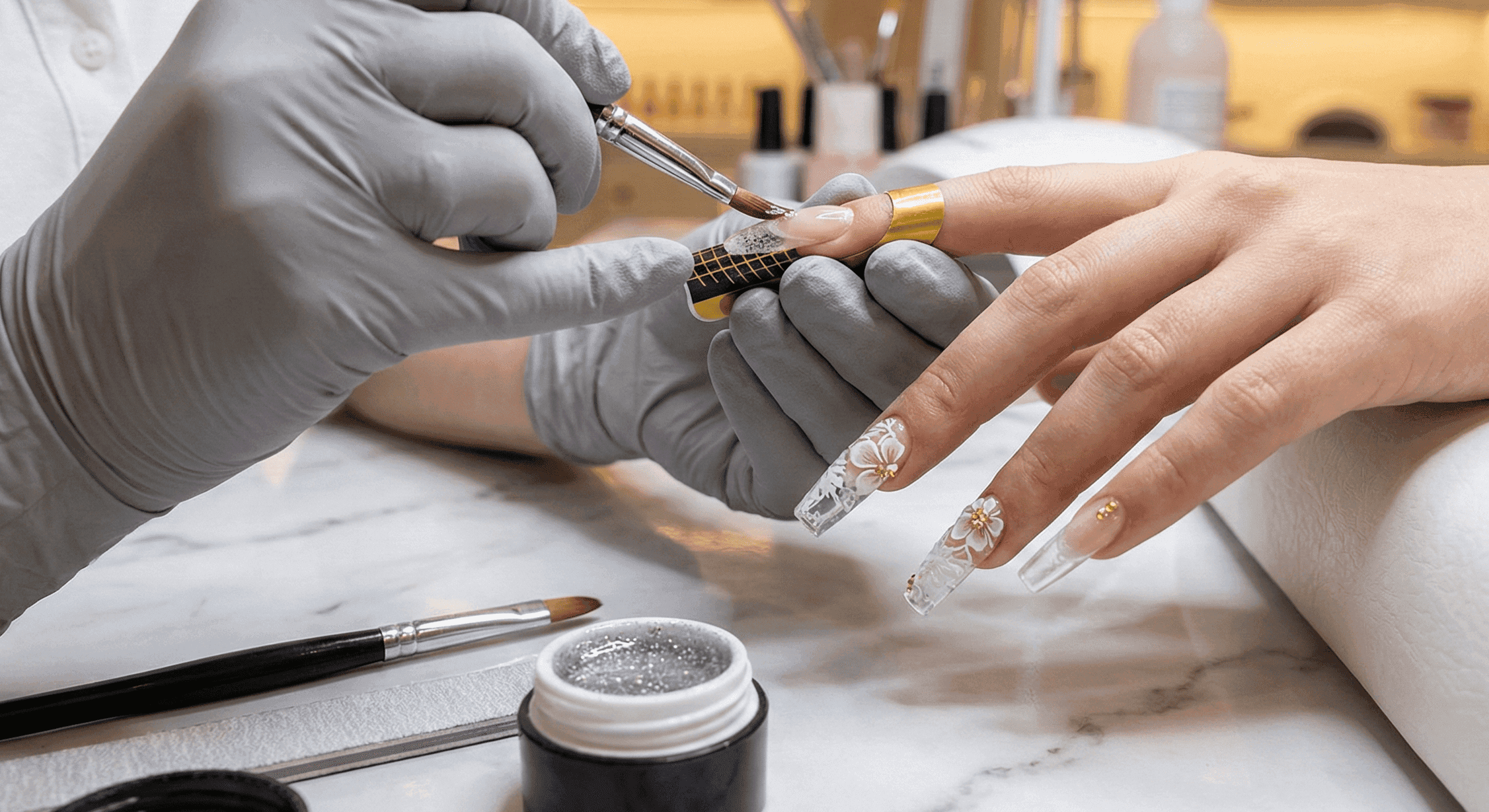 Gel Extension + With Decoration